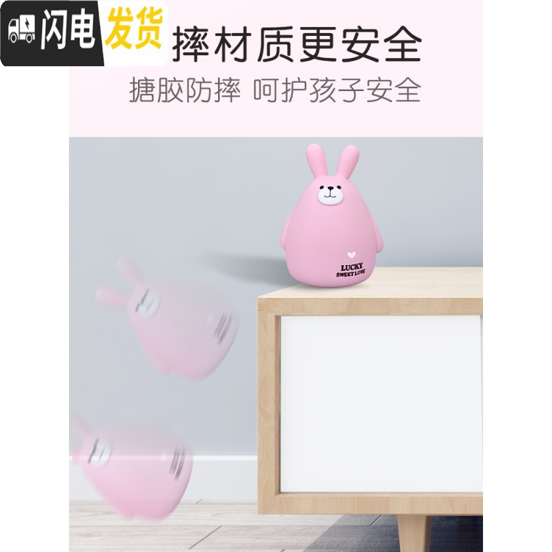 三维工匠存钱罐儿童储蓄罐大人家用女生可爱创意防摔可存可取容量网红大号 萌熊灰中号[收藏加购儿童漱口杯]高清大图