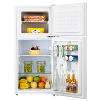 美的（Midea） BCD-112CMB 112升 家用 双门 直冷 小型 节能静音 白色母婴儿童 电冰箱