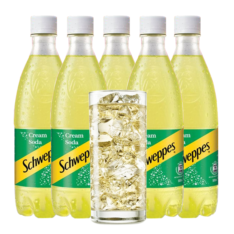 香港进口玉泉忌廉味汽水500ml 5瓶苏打水奶油味碳酸饮料气泡水参数配置 规格 性能 功能 苏宁易购