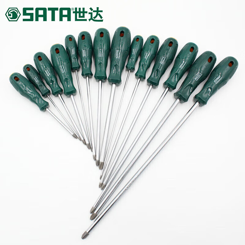 西门子(SIEMENS)螺丝刀十字家用维修工具带磁性起子强力工业级铬钒钢超硬改锥 623 093068件十字一字组套高清大图