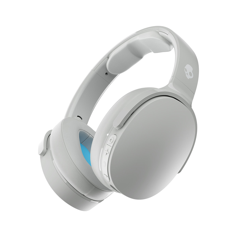 斯酷凯蒂(Skullcandy) Hesh Evo头戴式无线蓝牙耳机快充 游戏音乐华为小米苹果手机通用 浅灰色