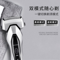 松下（Panasonic)电动剃须刀ES-ERT3 浮动三刀头 全身水洗 刮胡刀 1小时快充
