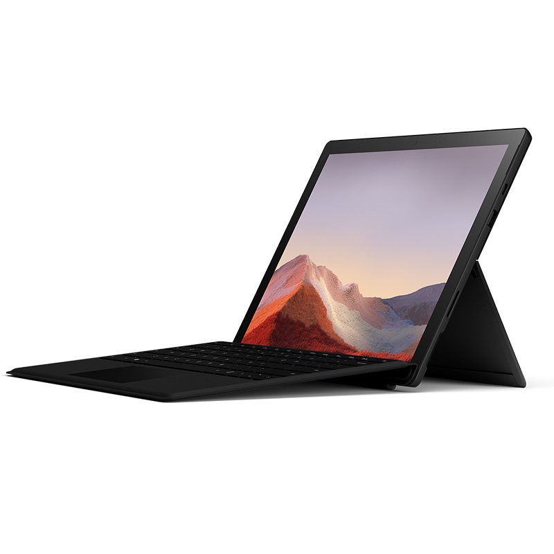 微软Surface Pro 7 二合一平板电脑 12.3英寸触屏 i7 16G+512G(含典雅黑键盘+ARC鼠标)