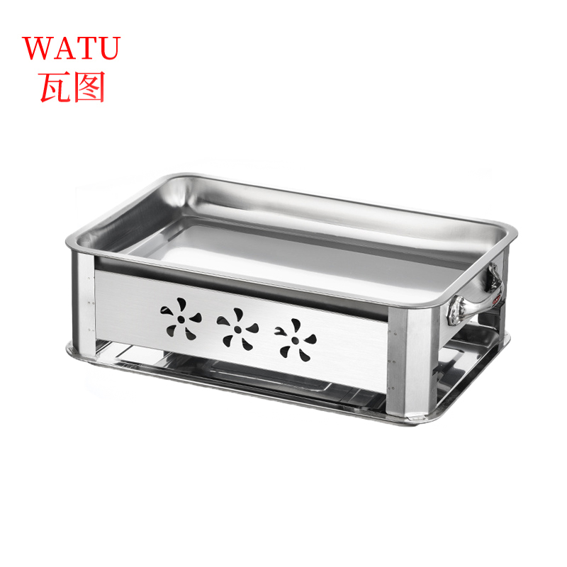 瓦图 烤鱼炉(可抽拉通风款)加烤网 40*30cm 个