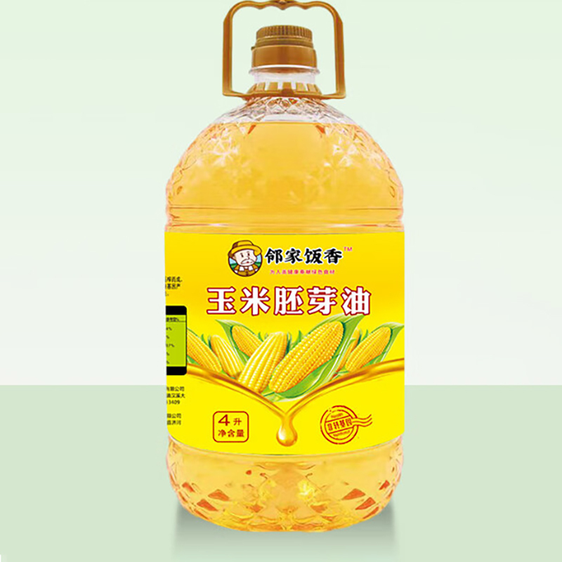 邻家饭香 4L 压榨一级玉米胚芽油非转基因 (桶)