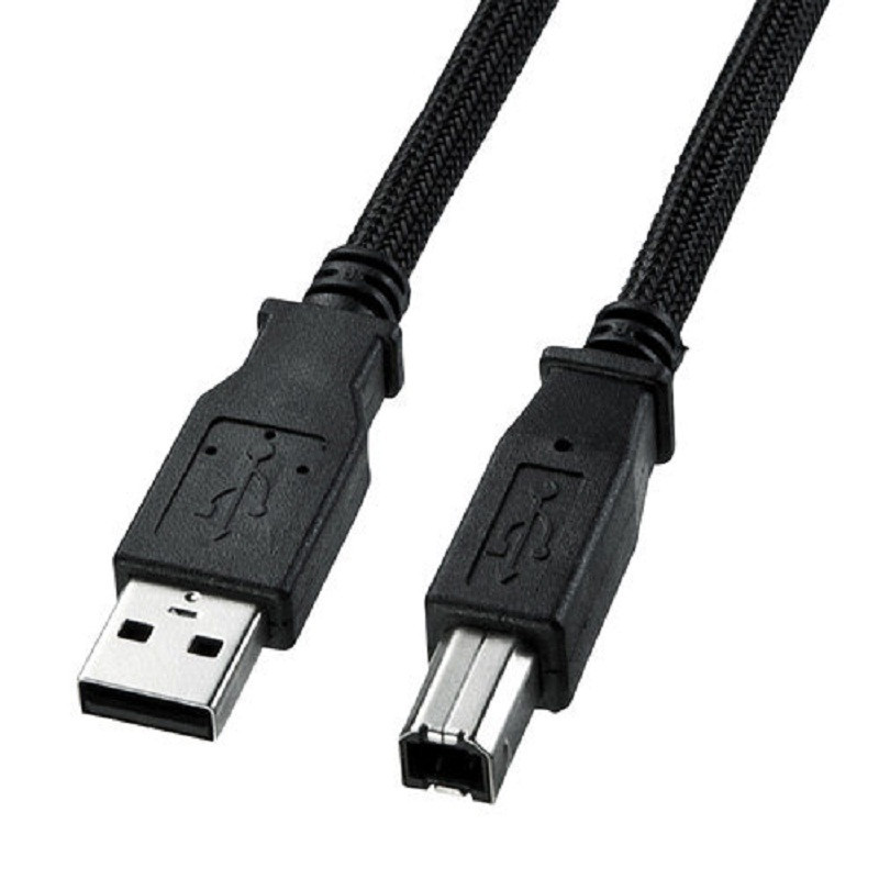 山业(SANWA SUPPLY) 2米 尼龙网面 USB 数据线 KU20-NM20K(单位:根)