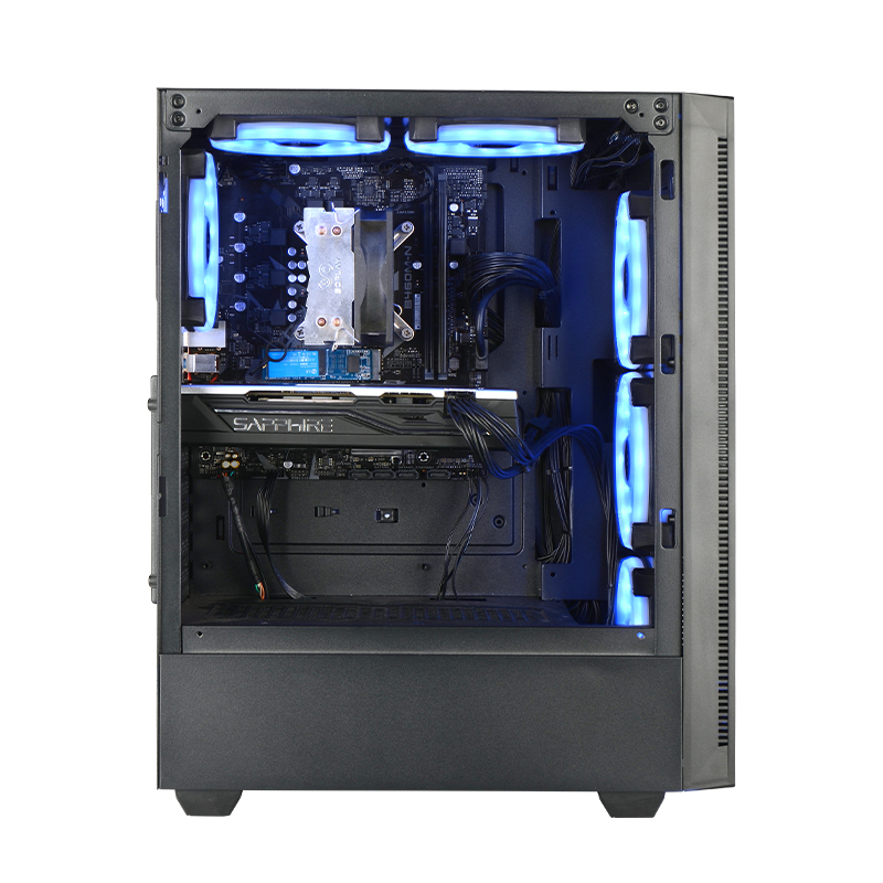 宁美国度电脑主机AMD R5 3600/RX550/560i游戏主机高配吃鸡电脑台式机组装电脑办公家用设计DIY整机全套