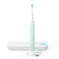 飞利浦(PHILIPS)电动牙刷健康护龈系列智能声波震动软毛牙刷牙医推荐便携牙刷3大模式14天续航HX3697/25绿