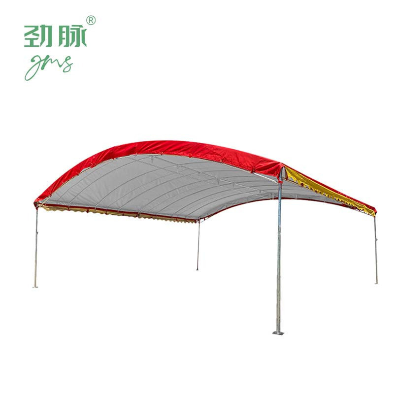 劲脉 遮阳防雨帐篷 三面围布-5*8*2.3M 顶高清大图