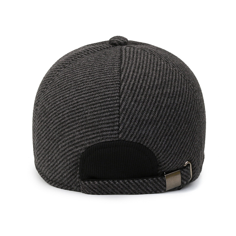 心梦同行 秋冬保暖护耳棒球帽防寒毛呢帽子 2817/个高清大图