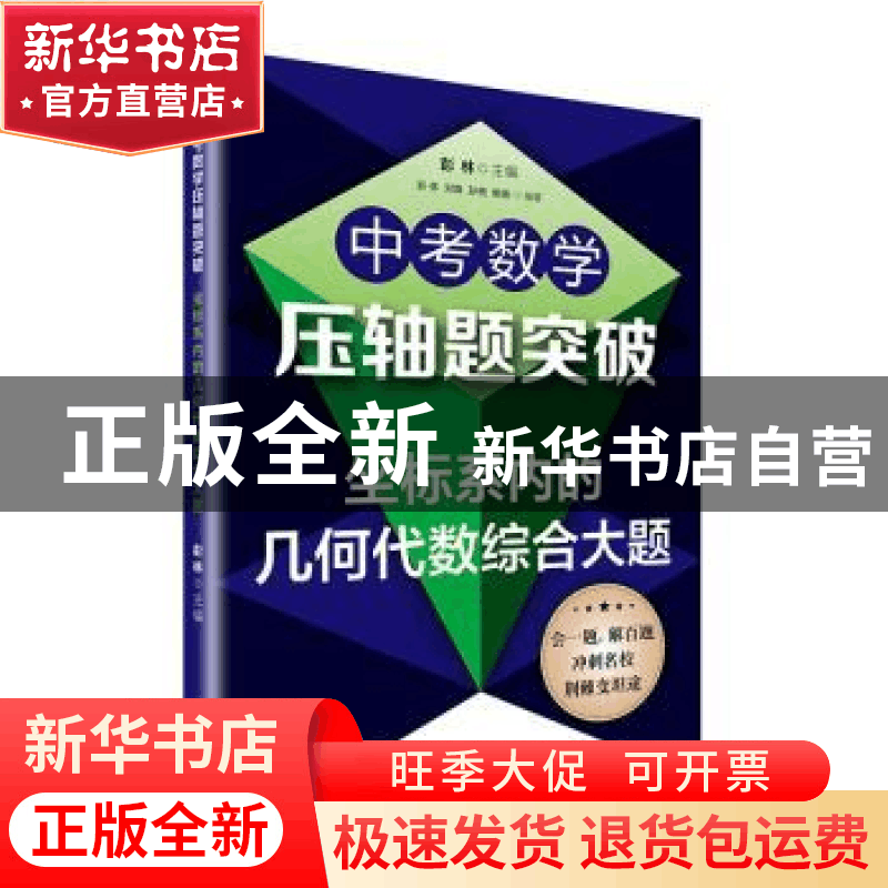 正版 中考数学压轴题突破(坐标系内的几何代数综合大题) 编者:彭图片