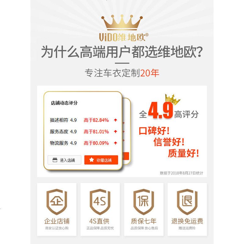 ✅别克昂科威车衣车罩越野SUV专用2017/2018防晒防雨隔热遮阳车套