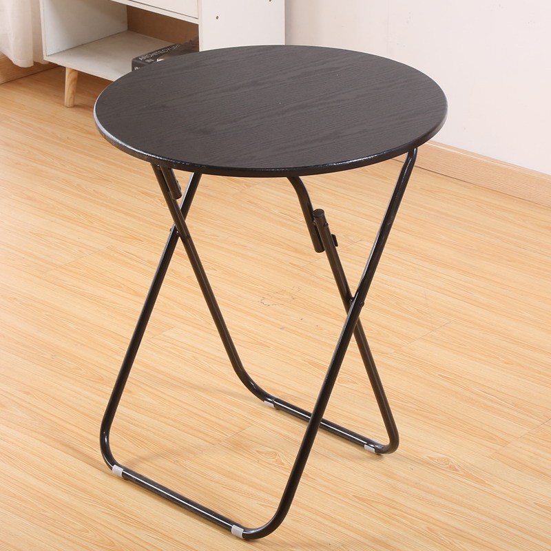 简易折叠桌便携彩色餐桌摆摊桌家用吃饭桌子简约小圆桌阳台洽谈桌定制