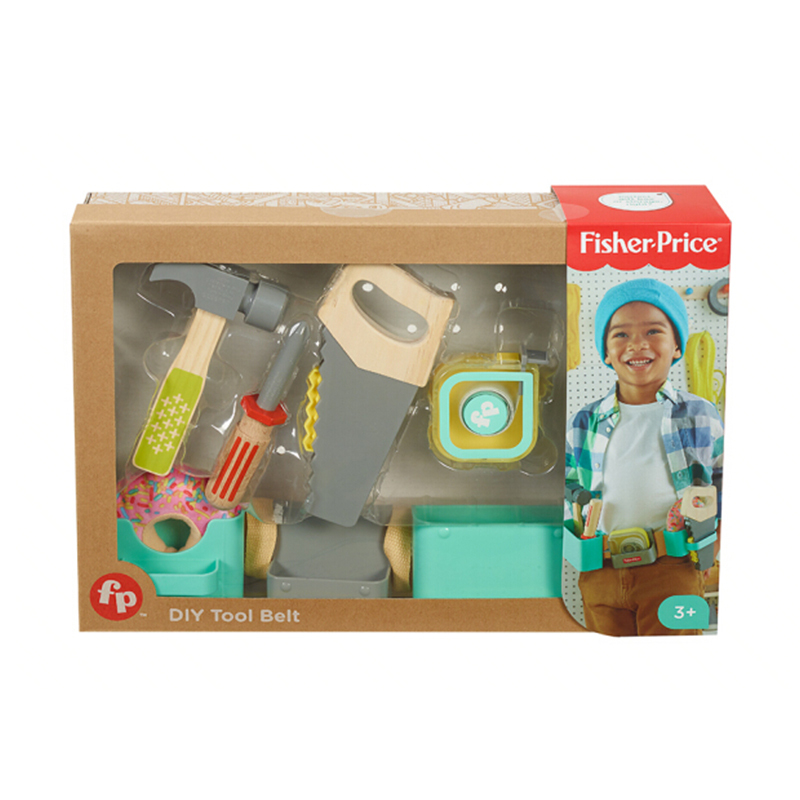 费雪(Fisher-Price)儿童益智玩具 提升动手能力 DIY小能手套装 GGT60