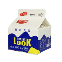 顺丰光明 酸奶look噜渴盒装200ml*低温冷藏运输原味红枣味酸牛奶饮品 原味458ml*10盒