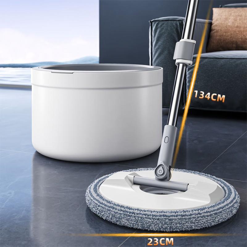 太太乐旋转拖把 2旋转头洗脱一体双驱动免手洗拖把桶清洗甩干