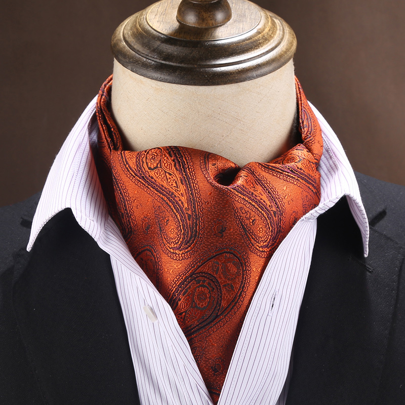 盛世尼曼雅西欧韩版领巾男士英伦正装商务西装领口丝巾潮男领口巾围巾