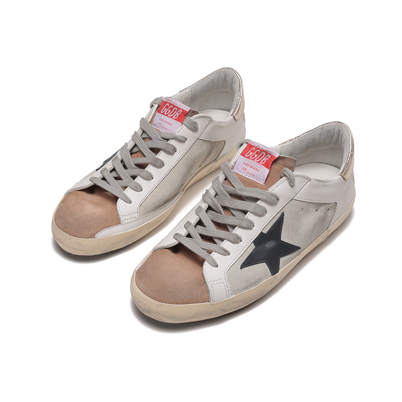 黄金鹅goldengoose男士皮革superstar系带休闲鞋板鞋脏脏鞋gmf00103f