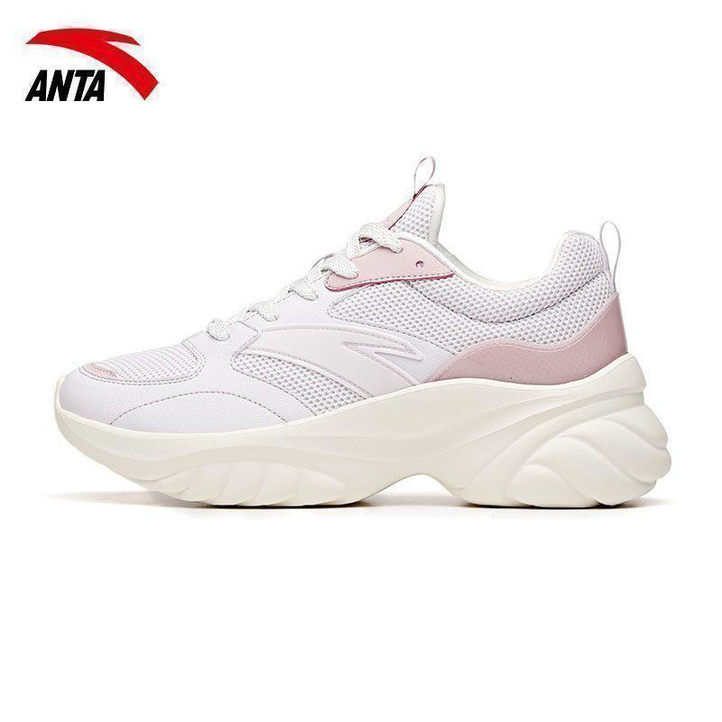 安踏女鞋运动鞋女2020秋季新款官方休闲透气学生潮流旅游跑步鞋子
