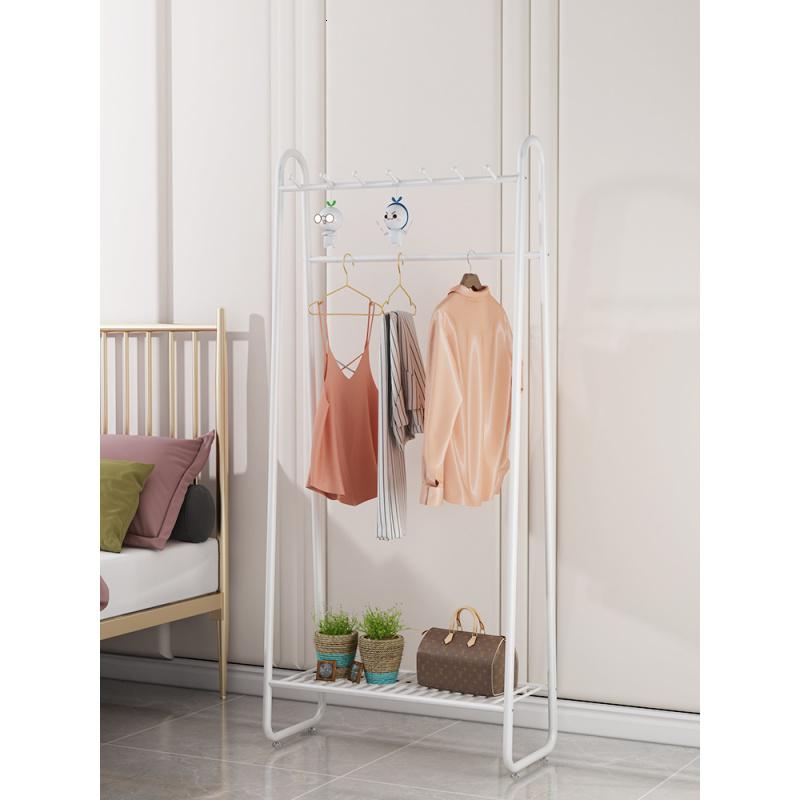 轻奢挂衣架落地卧室简易衣架家用北欧挂衣服架子简约现代衣帽架_9_740高清大图