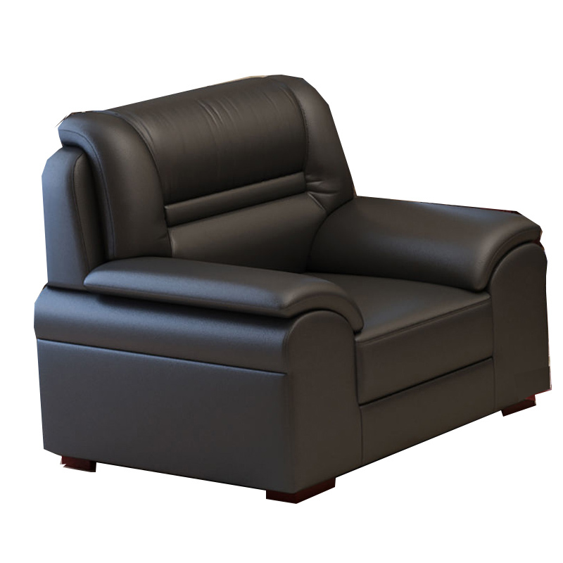 卡里鳄沙发单人位kledsf159单人位子办公室沙发座椅单人沙发胡桃色