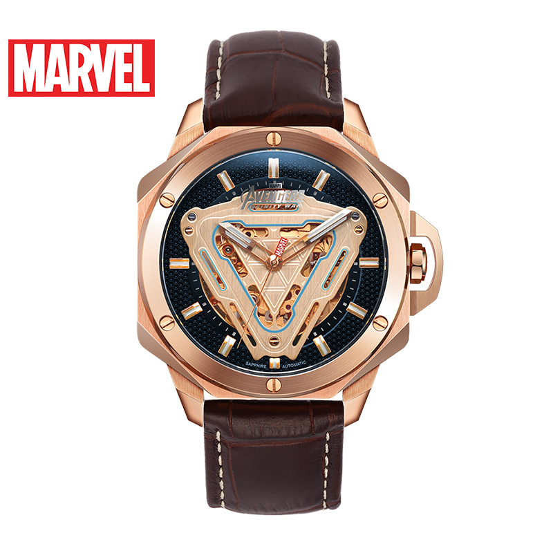 迪士尼(disney)漫威联名手表男钢铁侠限量版品牌男士运动防水潮流炫酷