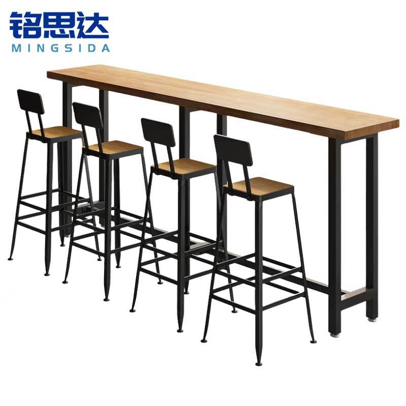 铭思达吧台桌一桌四椅套