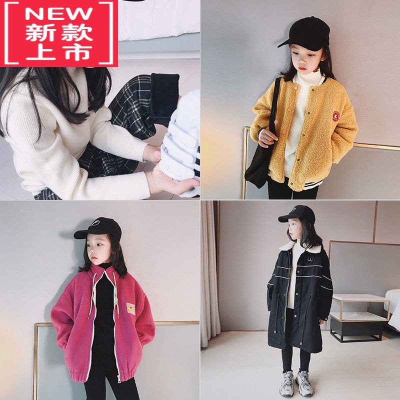 可莉允 女童打底针织衫2022秋冬装中大童洋气中高领修身内搭毛衣图片