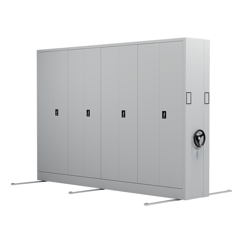 臻远 ZY-MJJA-25 手摇密集架移动档案柜钢制轨道密集柜 通门 一列4组