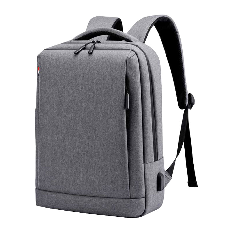 安居先森 B059 02系款 商务双肩包42*30*12cm防水雪花牛津布灰色