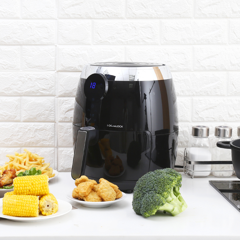 乐扣乐扣（LOCK&LOCK）空气炸锅 无油微电脑智能多功能锅 EJF371BLK 3.5L