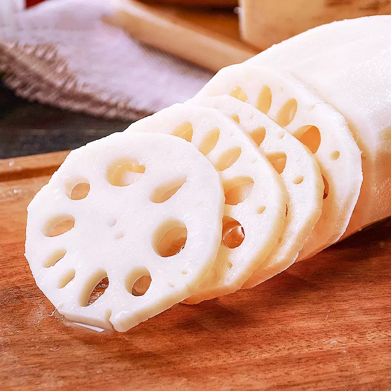 一贤生鲜湖北洪湖粉藕净重5斤当季时令蔬菜湖北特产现挖带泥九孔莲藕