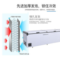 荣事达 卧式冷柜 单温顶开门 冷冻冷藏转换柜 商用冷柜 冰柜 雪糕柜 大容量 BD/BC-958