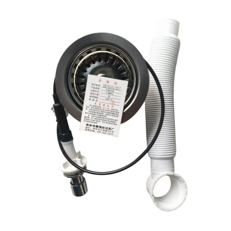 水池落水套装自动下水器高清大图