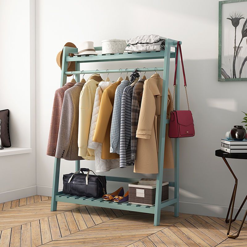 藤印象衣架落地衣帽架卧室内网红宜家用简易衣服架简约现代挂衣架竹