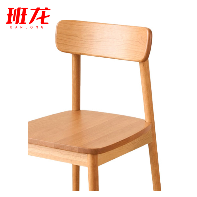 班龙实木椅子樱桃木色把高清大图
