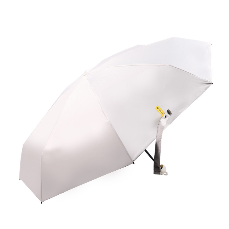 艾逸瑶选 晴悦系列钢骨玻纤五折胶囊伞 YS-1841 便携折叠雨伞两用男女通用学生折叠伞!