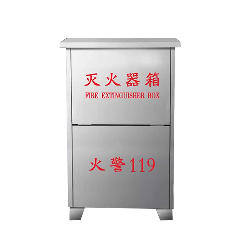 晨以橙 不锈钢灭火器箱 8kg*2 个高清大图