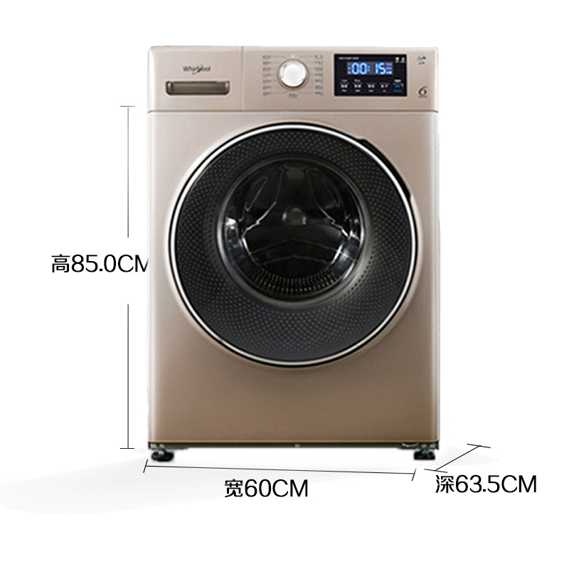 惠而浦(Whirlpool)WG-F100871BE 10公斤全自动智能滚筒洗衣机
