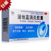 星辰牌 蒲地蓝消炎胶囊 36粒/盒 清热解毒抗炎消肿用于疖肿咽炎扁桃腺炎
