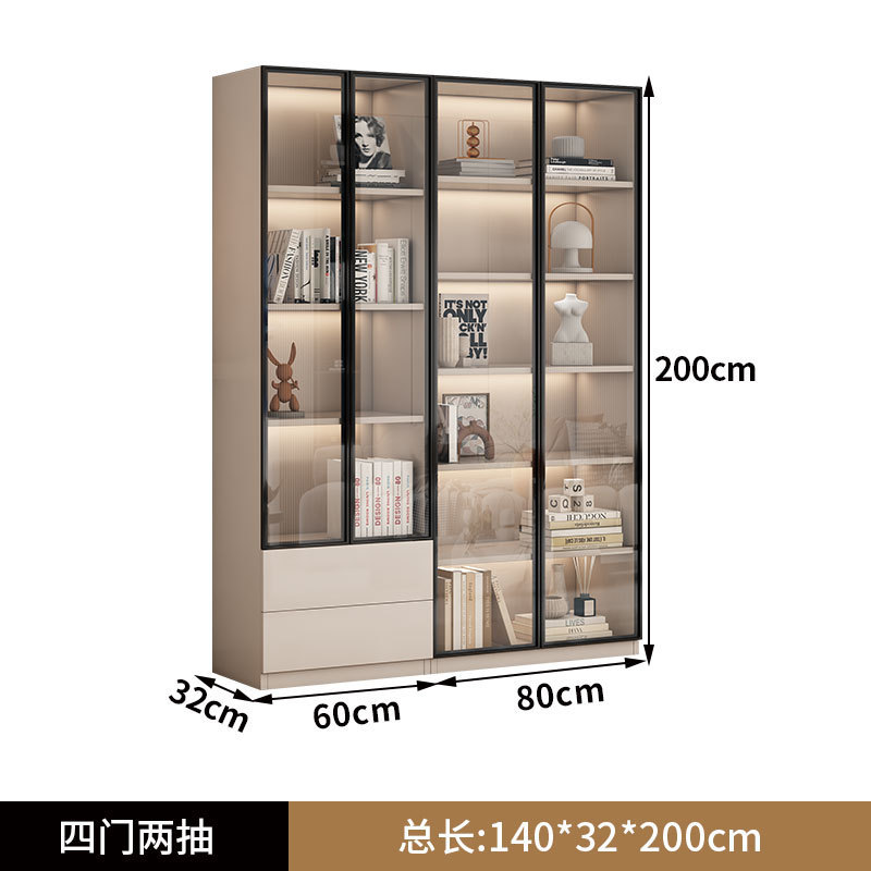 怡卓欧资料柜四门两抽台高清大图