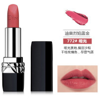 （专柜正品）迪奥 Dior 烈艳蓝金唇膏女士滋润口红999哑光/888/080/520/ 772#豆沙色
