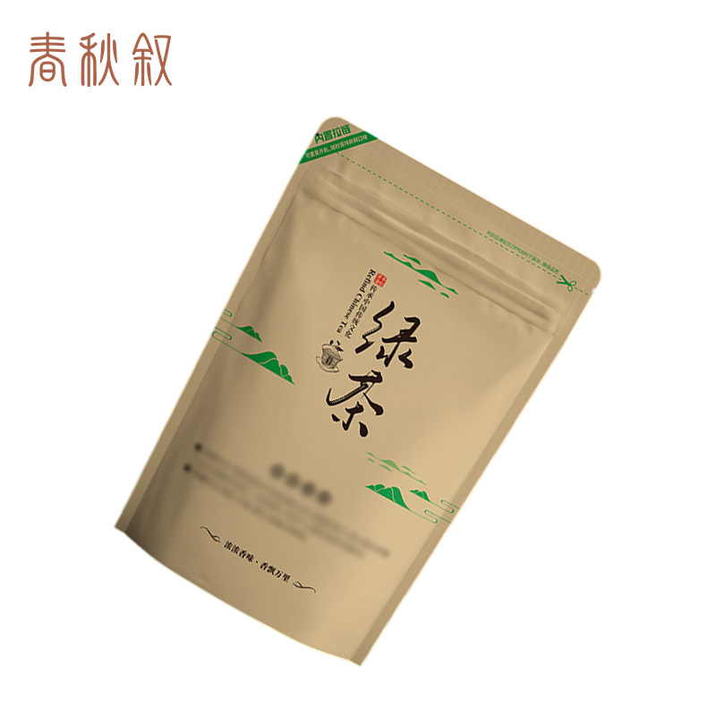 春秋叙 绿茶 100g/袋高清大图
