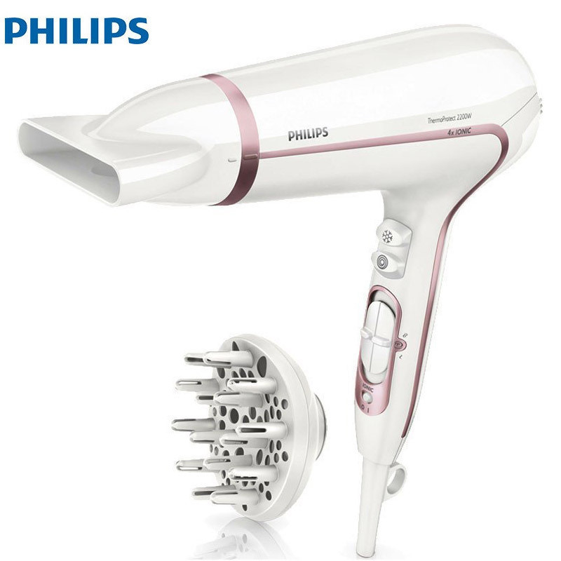 飞利浦(Philips) 电吹风机 HP8235/00 家用负离子 大功率冷热风恒温护发6档可调 配集风嘴+散风嘴