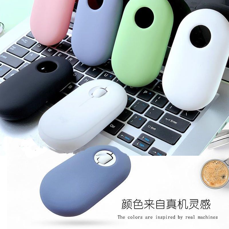 适用罗技Pebble鹅卵石鼠标套保护套罗技无线蓝牙全包防摔防刮收纳 罗技Pebble硅胶保护套-黑色