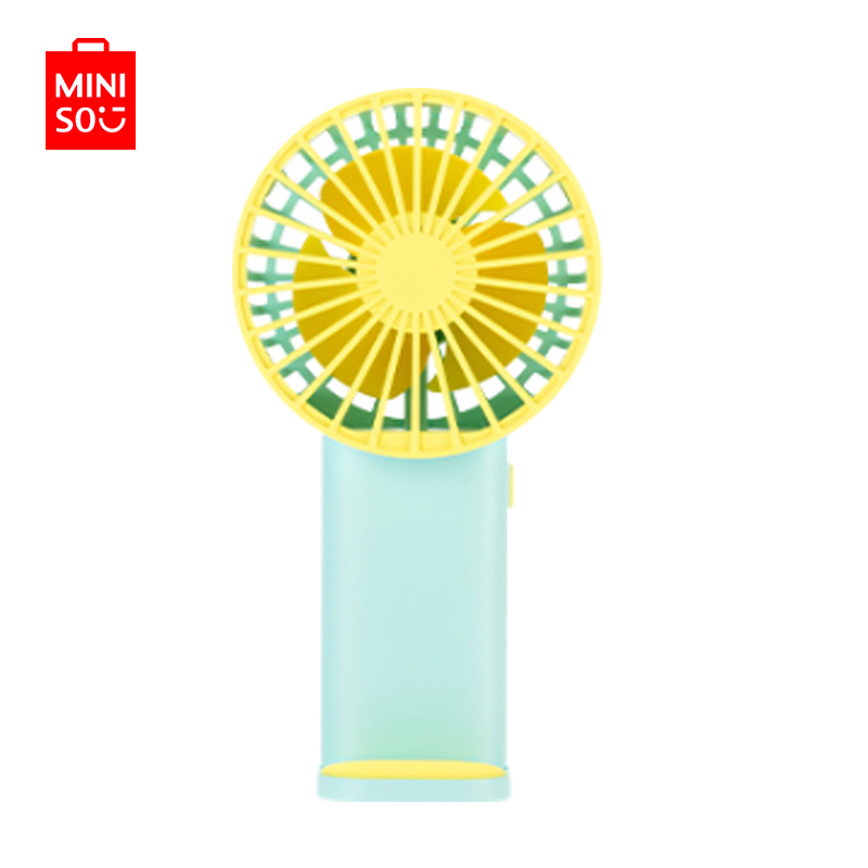名创优品 (miniso) 名创优品手持夹子迷你小风扇子便携式 桌面风扇3档风力(绿色)
