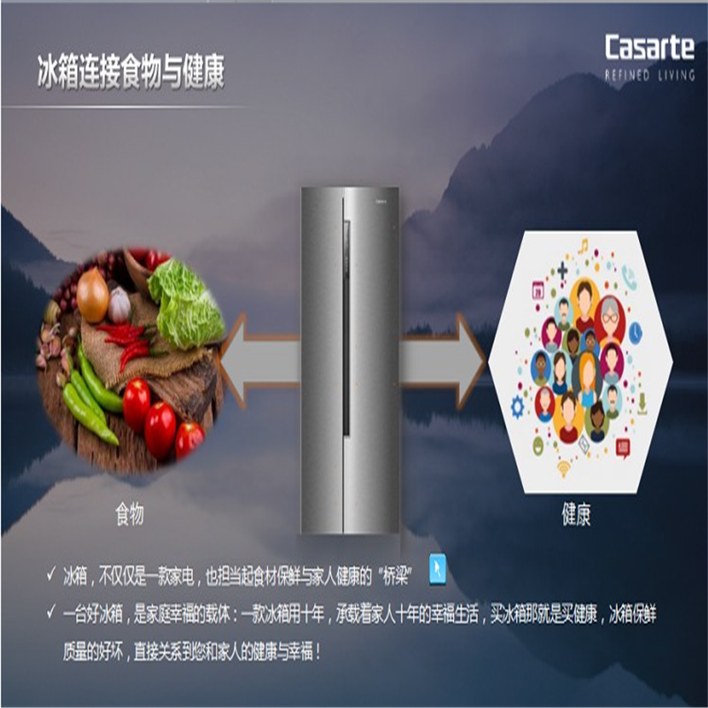海尔(Haier)卡萨帝对开门冰箱BCD-628WDBAU1 628升 铂钻银 家庭商务 单个价