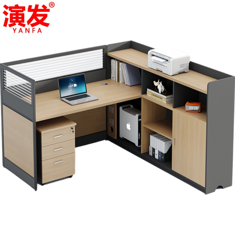 演发 办公桌150*140*110cm 张高清大图