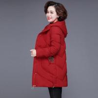 迪鲁奥（DILUAO)喜婆婆妈妈穿的衣服妈妈装2021新款棉衣结婚礼服中老年女装喜婆婆冬季_778 L 大红色