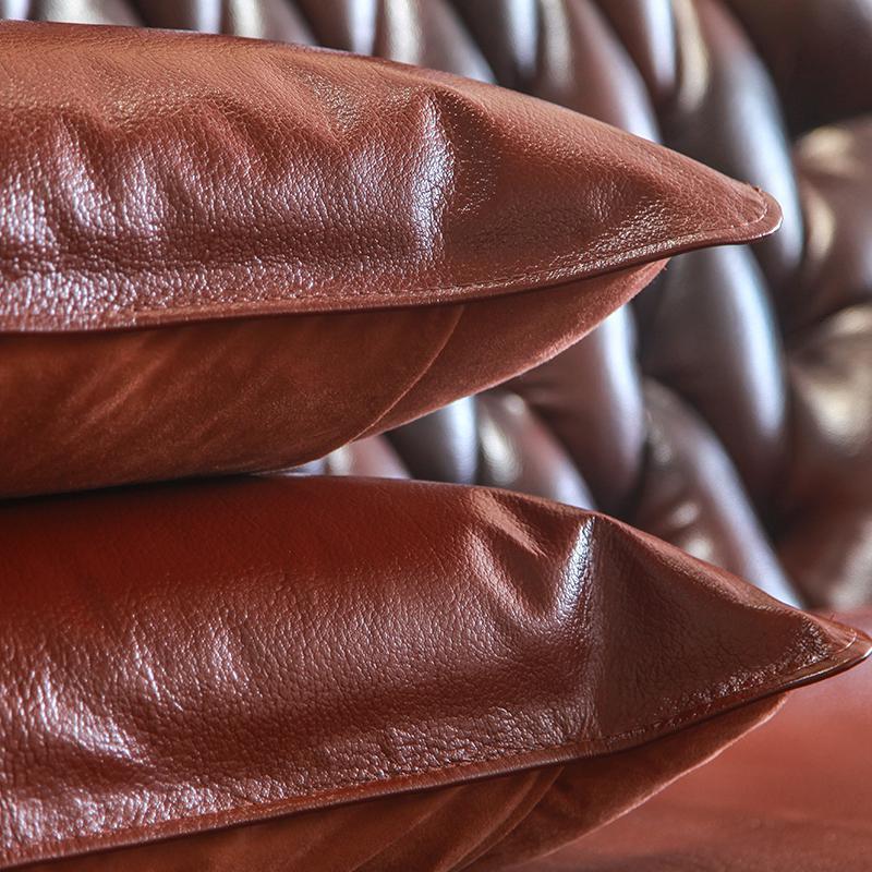 家柏饰(CORATED)牛皮席1.5/1.8m米床水牛皮凉席席子三件套加厚软席头层水牛皮 牛皮软席平板三件套 1.2m（4英尺）床